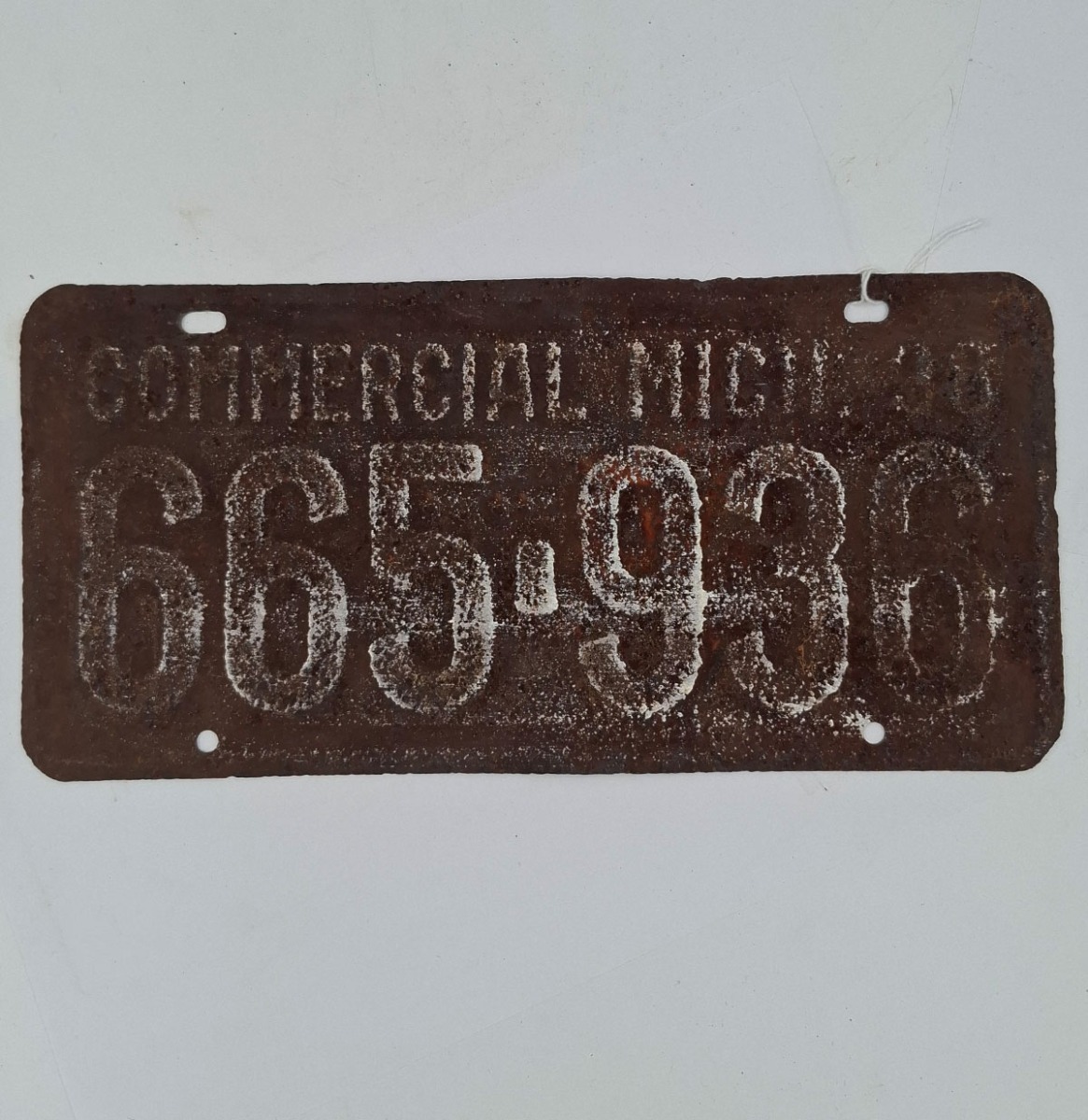 Michigan - 1938 Originele Kentekenplaat | The Dutch Pickers