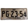 Michigan - 1952 Originele Kentekenplaat | Fiftiesstore