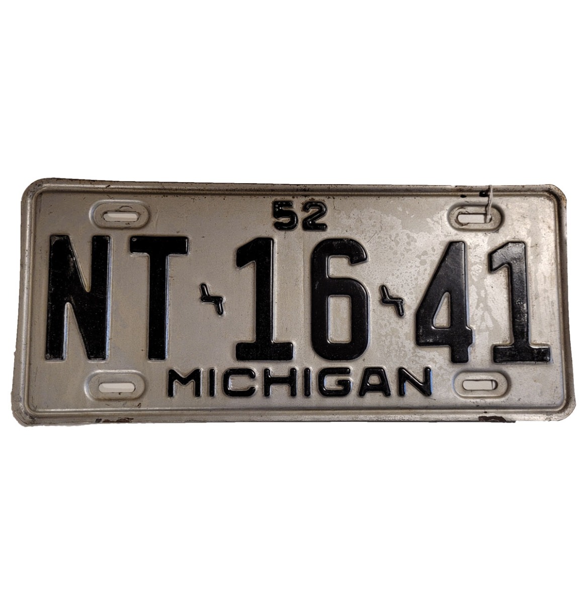 Michigan Kentekenplaat - 1952 - Origineel | Fiftiesstore