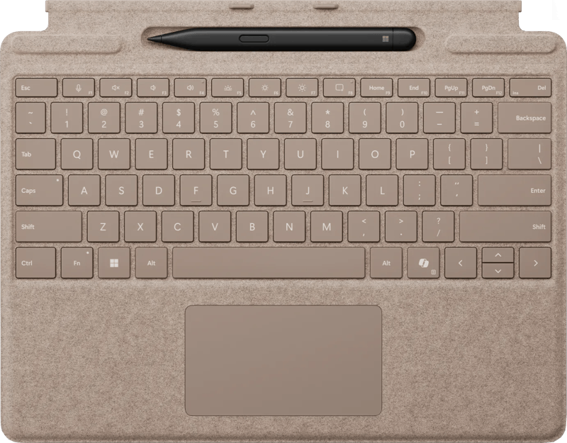 Microsoft Surface Pro 13 Inch Type Cover met Slim Pen Duinzand Qwerty