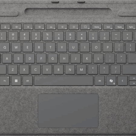 Microsoft Surface Pro 13 Inch Type Cover met penopslag Platina Qwerty