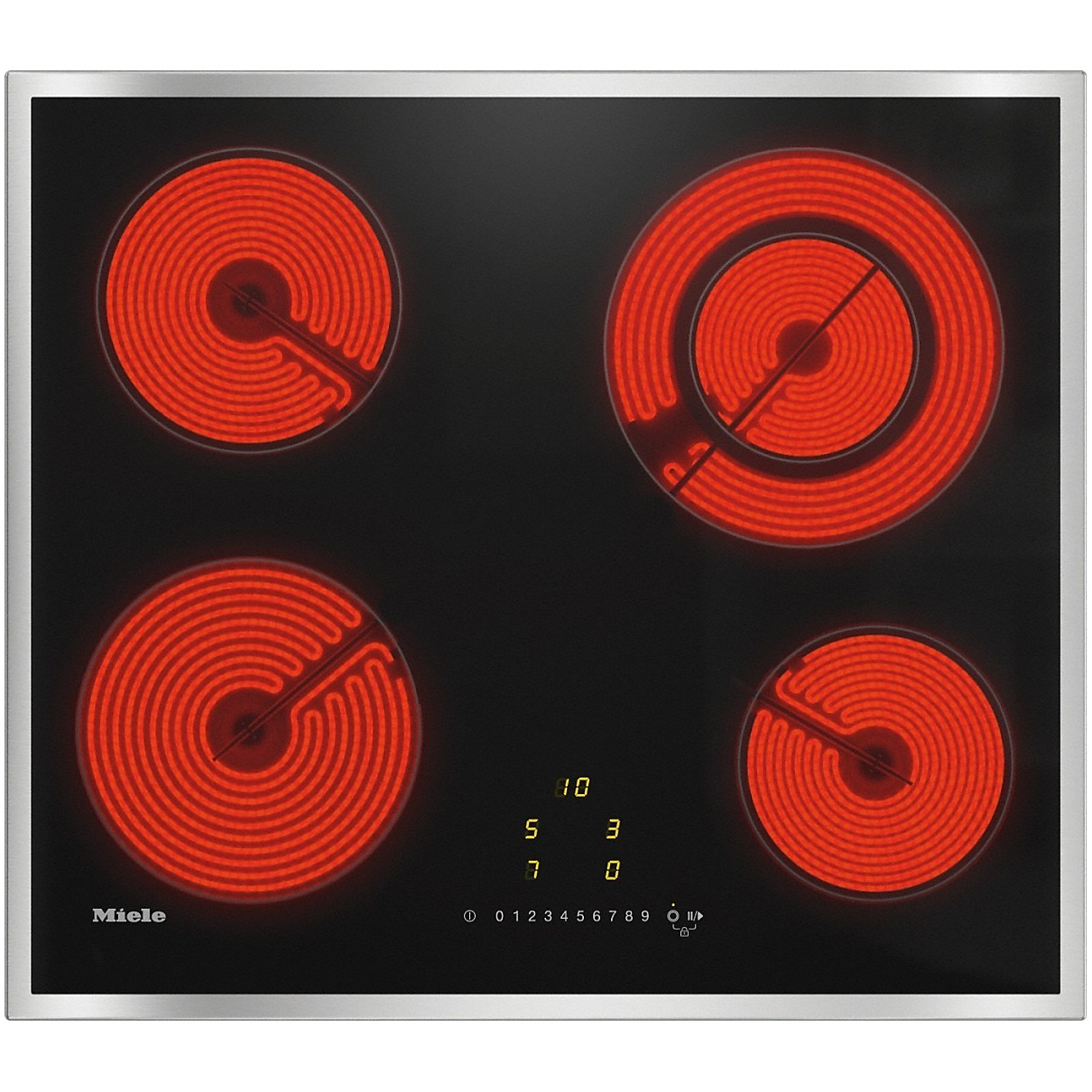 Miele KM 6520 FR Keramische kookplaat Grijs | Miele