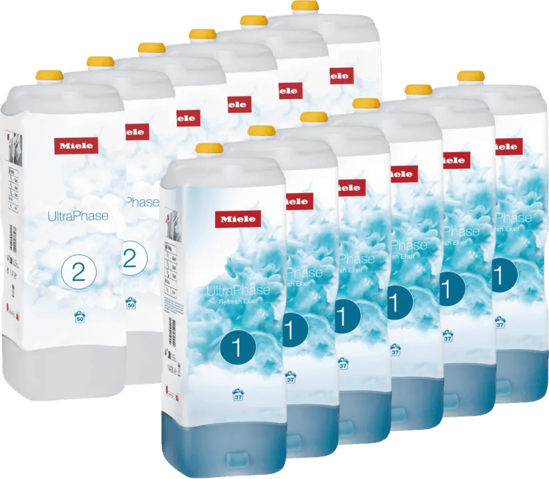Miele Set UltraPhase Refresh Elixir 1 & 2 (12 flacons) - jaarpakket
