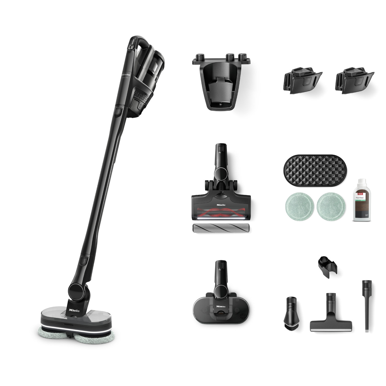 Miele Triflex HX3 Plus Aqua Steelstofzuiger zonder zak Zwart | Miele