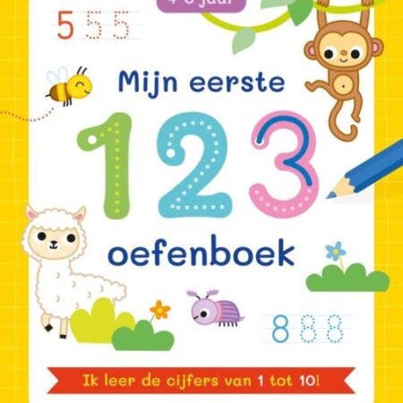 Mijn Eerste 123 Oefenboek (4-6 Jaar) | Deltas
