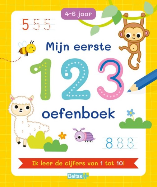Mijn Eerste 123 Oefenboek (4-6 Jaar) | Deltas