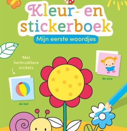 Mijn Eerste Woordjes Kleur- En Stickerboek (3-5 Jaar) | Deltas