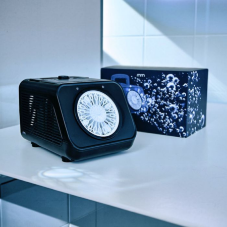 MikaMax Bubble Machine draadloos met LED 20 gaten 19x13x12 cm | MIKAMAX