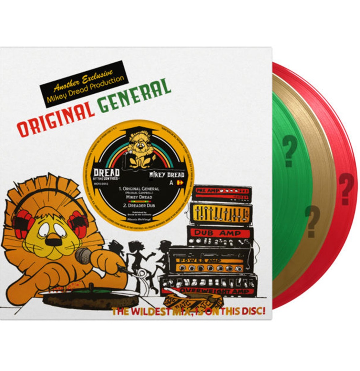 Mikey Dread & Edi Fitzroy - Original General / Queen Of Harlesden (Gekleurd Vinyl) (Record Store Day 2023) 10" | Fiftiesstore