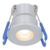 Milano mini LED inbouwspot - 12 Volt 3 Watt 200 lumen - 2700K warm wit - Dimbaar - Plat 34mm - IP65 waterdicht - Grijs - Veranda spots | HOFTRONIC