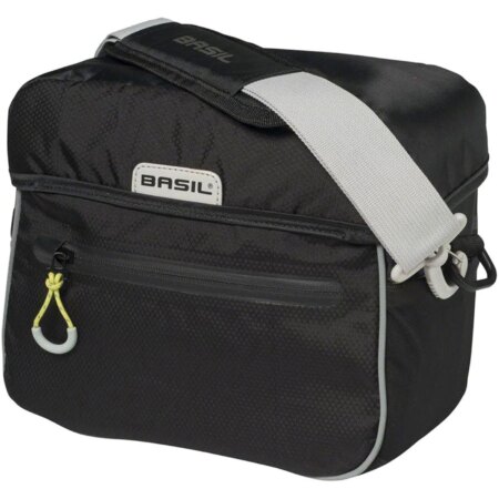 Miles Klickfix stuurtas 6 liter waterdicht zwart | Basil