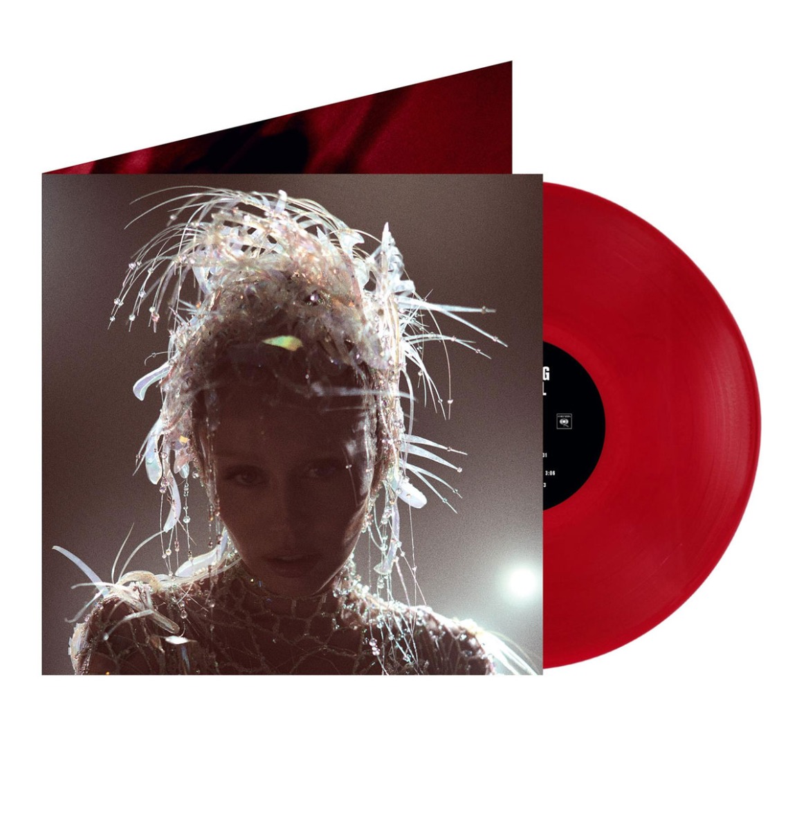 Miley Cyrus - Something Beautiful (Doorschijnend Rood Vinyl) (LP) | Fiftiesstore
