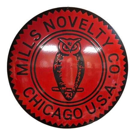 Mills Novelty Co. Logo Emaille Bord - Ø50cm | Fiftiesstore