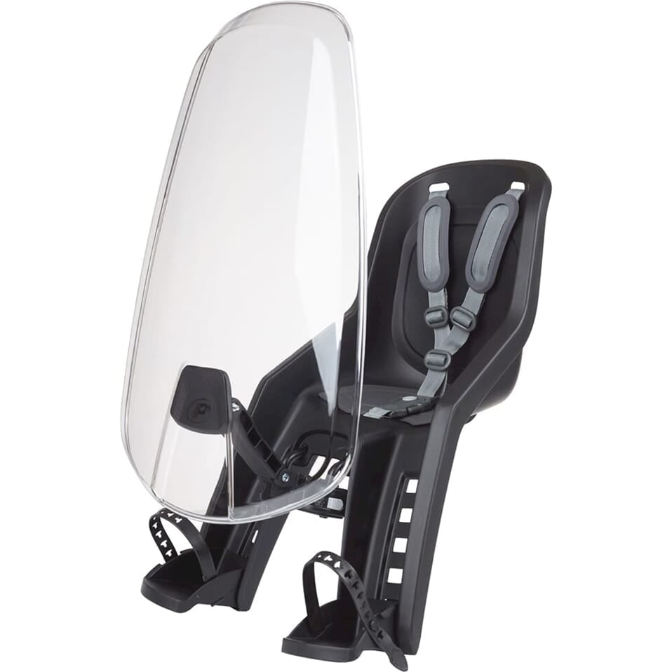 Mini Bubbly Plus Zwart inclusief Windscherm | Polisport