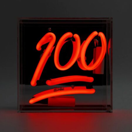 Mini Glazen Neon Box - 100 | Fiftiesstore