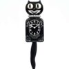 Miss Classic Black Kitty-Cat Klock MKC-1 | Kleine Retro Wandklok | Kit-Cat Klock