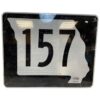 Missouri Highway 157 Straatbord - Origineel | The Dutch Pickers
