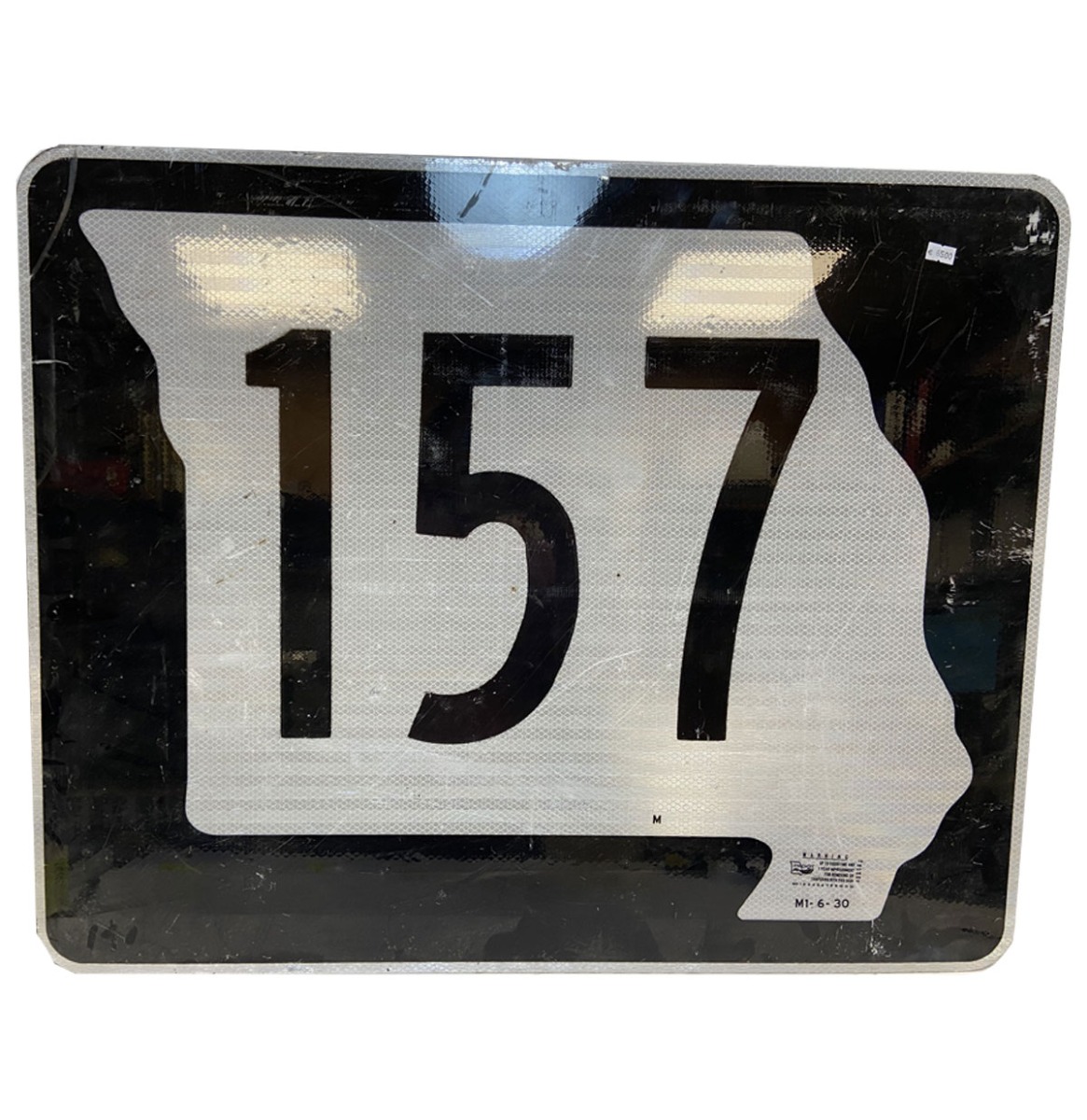 Missouri Highway 157 Straatbord - Origineel | The Dutch Pickers
