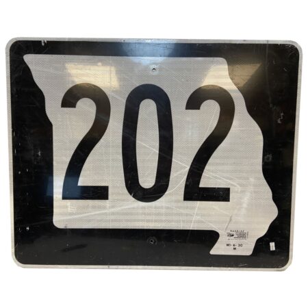 Missouri Highway 202 Straatbord - Origineel | The Dutch Pickers