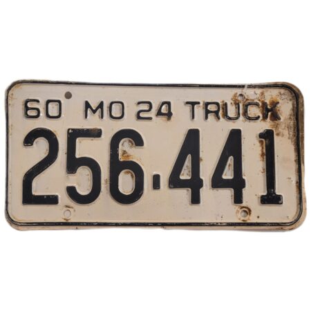 Missouri Kentekenplaat - 1960 - Officieel | Fiftiesstore