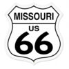 Missouri Route 66 Zwaar Metalen Bord 70 x 70 cm | Route 66