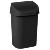 Mistral Swing afvalbak 25L zwart | Curver