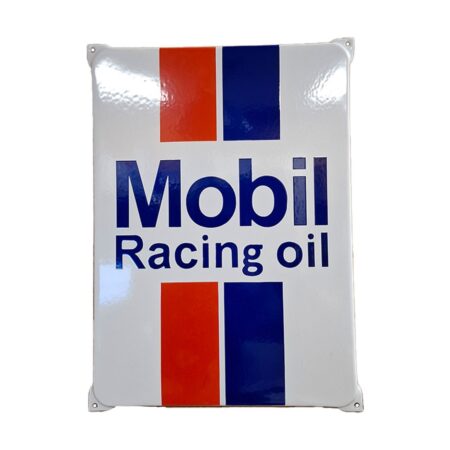 Mobil Racing Oil Emaille Bord- 42 x 31cm | Mobilgas -Oil
