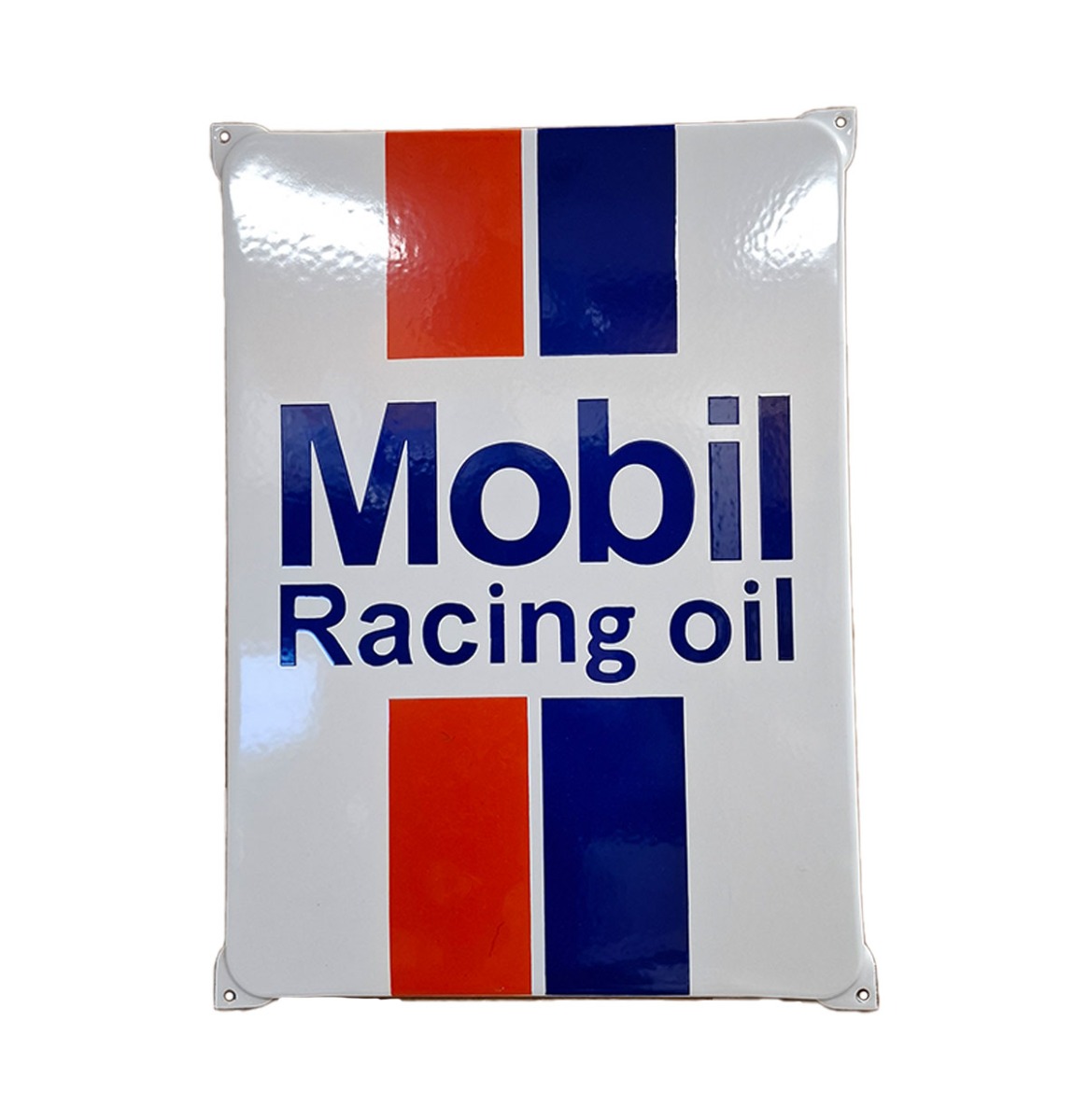Mobil Racing Oil Emaille Bord- 42 x 31cm | Mobilgas -Oil