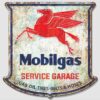 Mobilgas Houten Bord - 58 x 56cm | Mobilgas -Oil