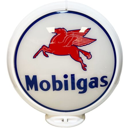 Mobilgas Logo Benzinepomp Bol - PVC Lenzen | Mobilgas -Oil