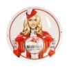Mobiloil Company Girl Emaille Bord - Ø40cm | Mobilgas -Oil
