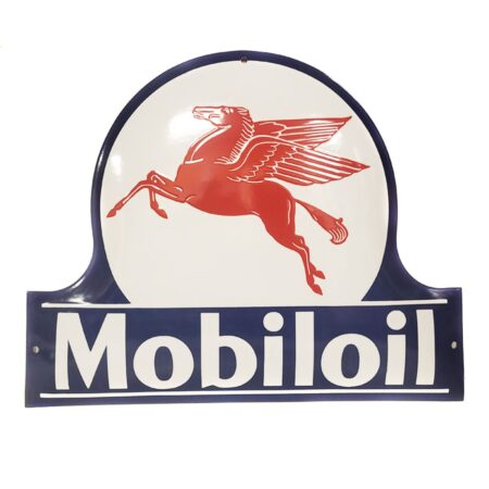 Mobiloil Emaille Bord - 42 x 34 cm | Mobilgas -Oil