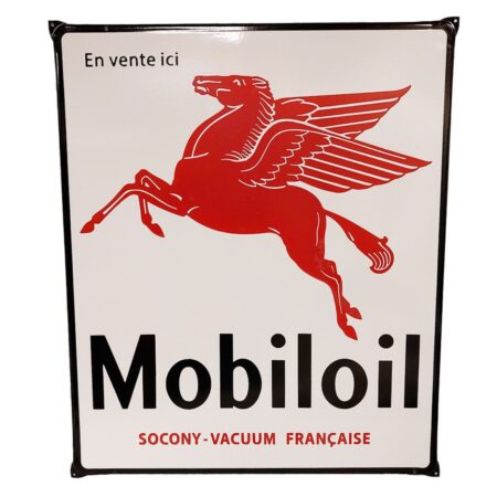Mobiloil En Vente Ici Emaille Bord - 66 x 55cm | Mobilgas -Oil