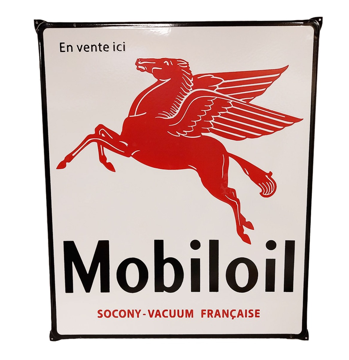 Mobiloil En Vente Ici Emaille Bord - 66 x 55cm | Mobilgas -Oil