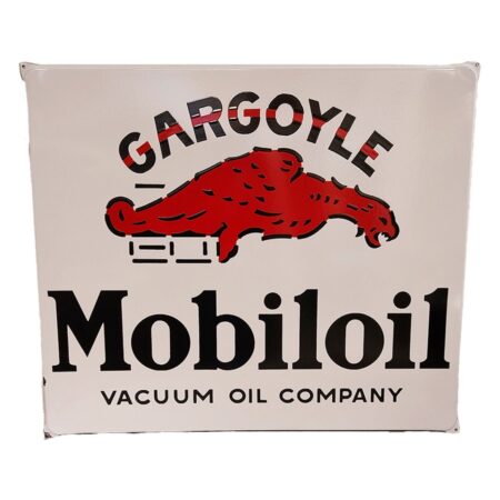 Mobiloil Gargoyle Emaille Bord - 66 x 55cm | Mobilgas -Oil
