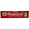 Mobiloil Gargoyle Stalen Bord met Relief - 79 x 19cm | Mobilgas -Oil
