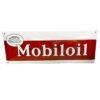 Mobiloil Logo Emaille Bord - 53 x 19cm | Mobilgas -Oil