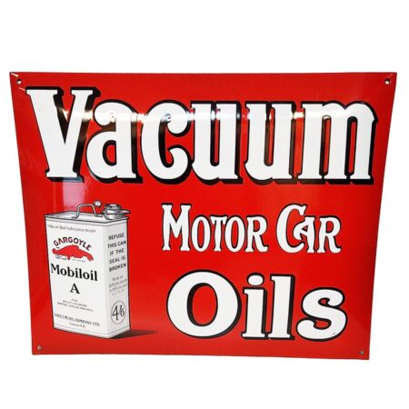 Mobiloil Vacuum Oils Emaille Bord - 40 x 50cm | Mobilgas -Oil