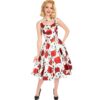 Moederdag cadeau - Athena Metallic Swing Dress -L | Hearts and Roses