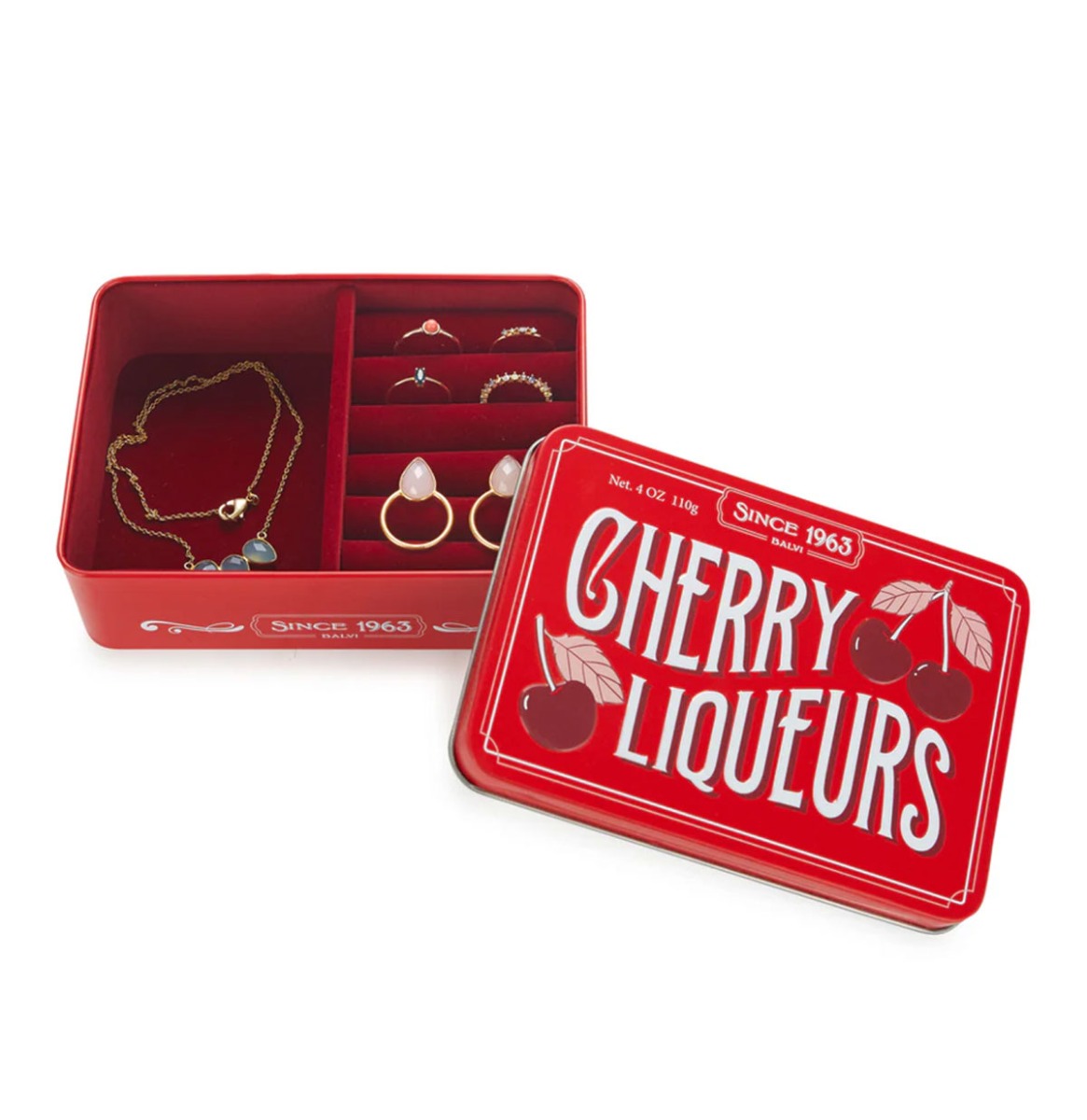Moederdag cadeau - Balvi Cherry Kersen Sieraden Doosje | Fiftiesstore
