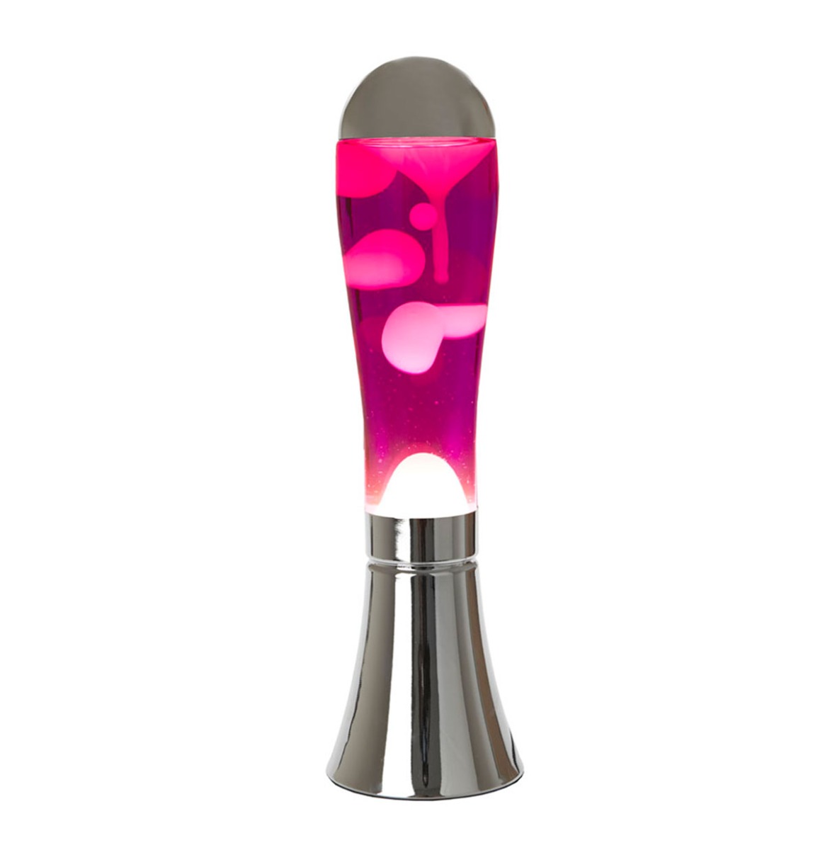 Moederdag cadeau - Balvi Lava Lamp Magma - Zilver en Roze | Fiftiesstore