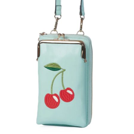 Moederdag cadeau - Banned Cherry Pie Telefoon Tas Mint | Banned