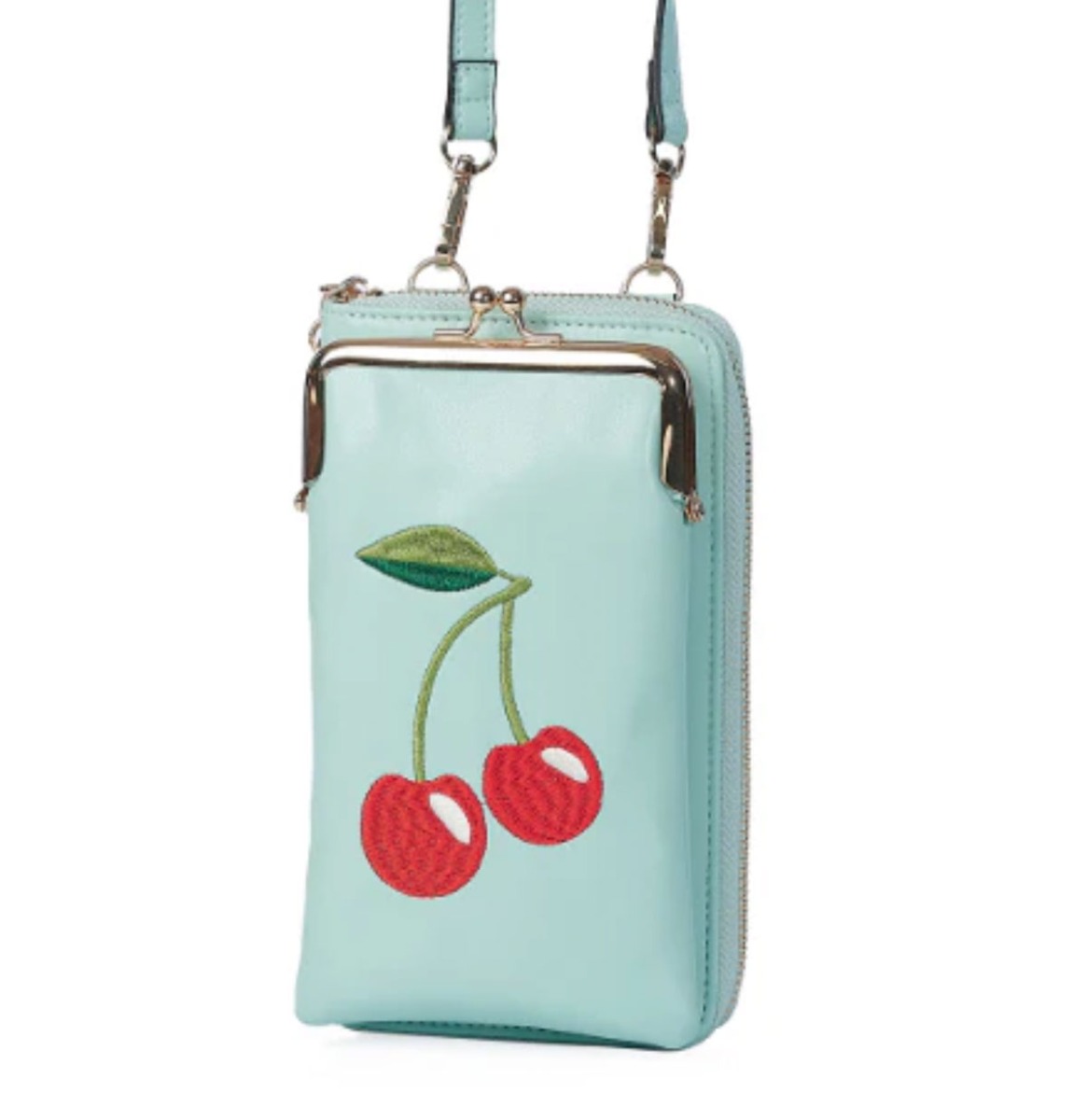 Moederdag cadeau - Banned Cherry Pie Telefoon Tas Mint | Banned