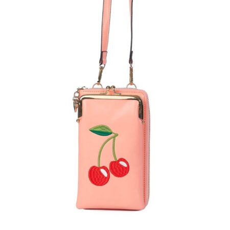 Moederdag cadeau - Banned Cherry Pie Telefoon Tas Roze | Banned