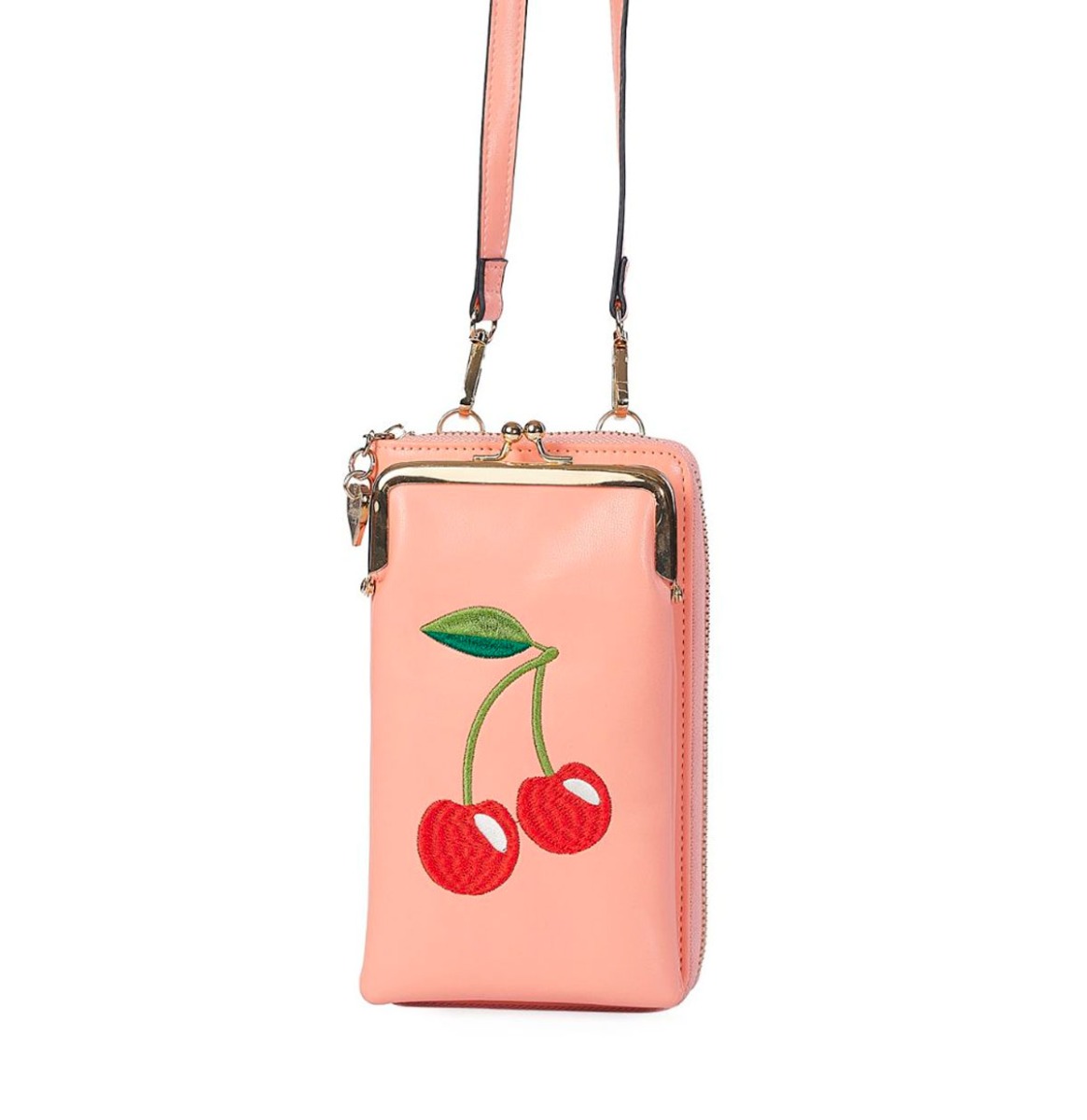 Moederdag cadeau - Banned Cherry Pie Telefoon Tas Roze | Banned