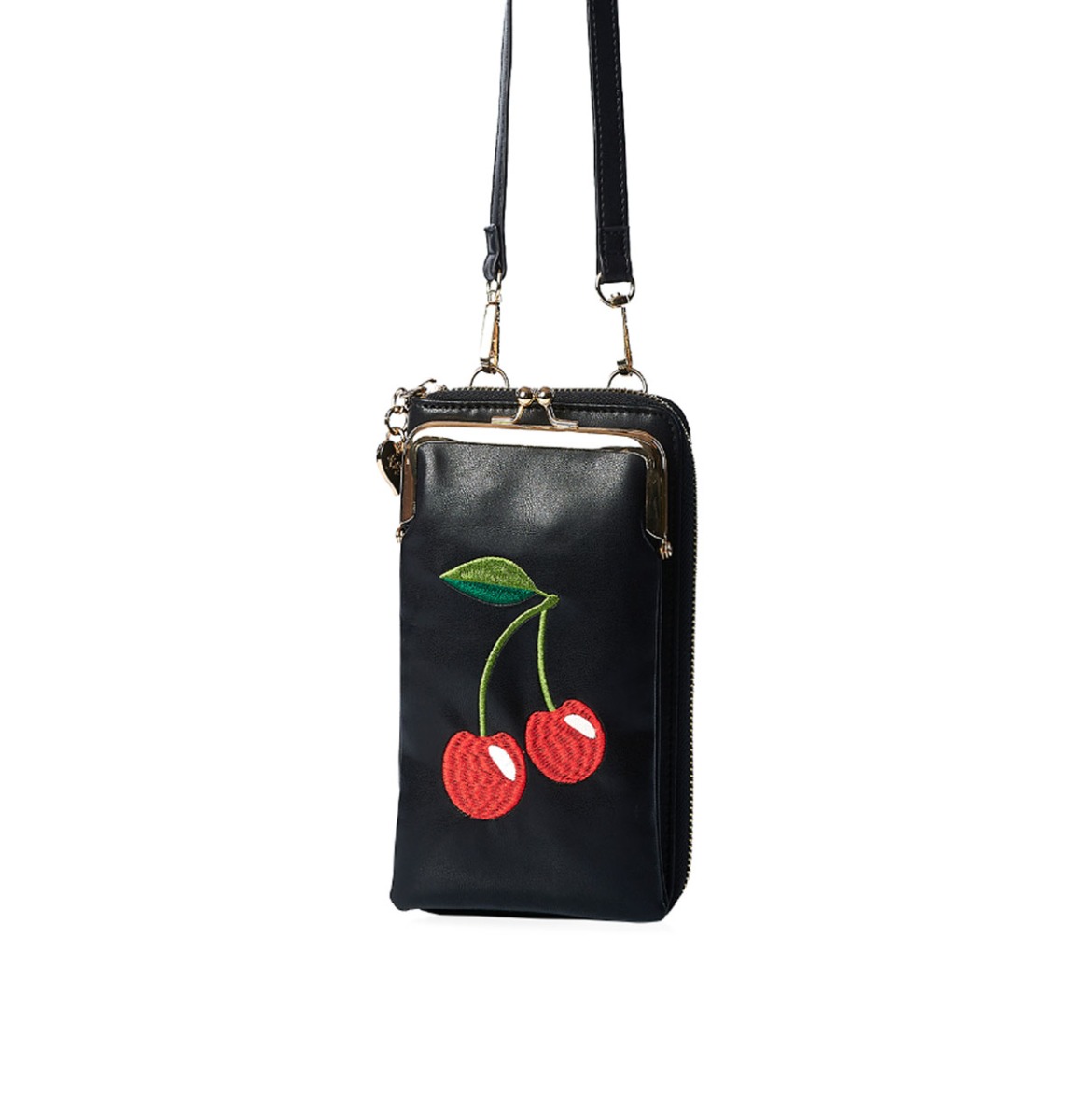 Moederdag cadeau - Banned Cherry Pie Telefoon Tas Zwart | Banned