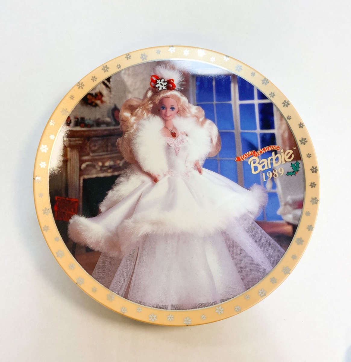 Moederdag cadeau - Barbie Happy Holidays Collectors' Bord 1989 | Barbie