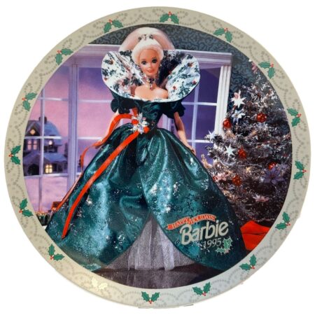 Moederdag cadeau - Barbie Happy Holidays Collectors' Bord 1995 | Barbie
