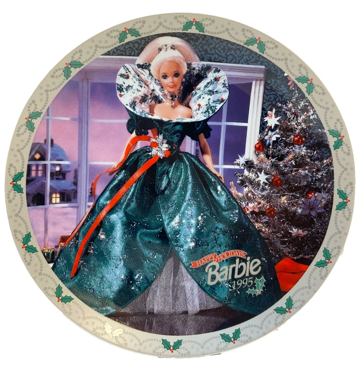 Moederdag cadeau - Barbie Happy Holidays Collectors' Bord 1995 | Barbie