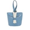 Moederdag cadeau - Collectif Luiza Ribbon Tas Blauw / Wit | 50% korting | Collectif